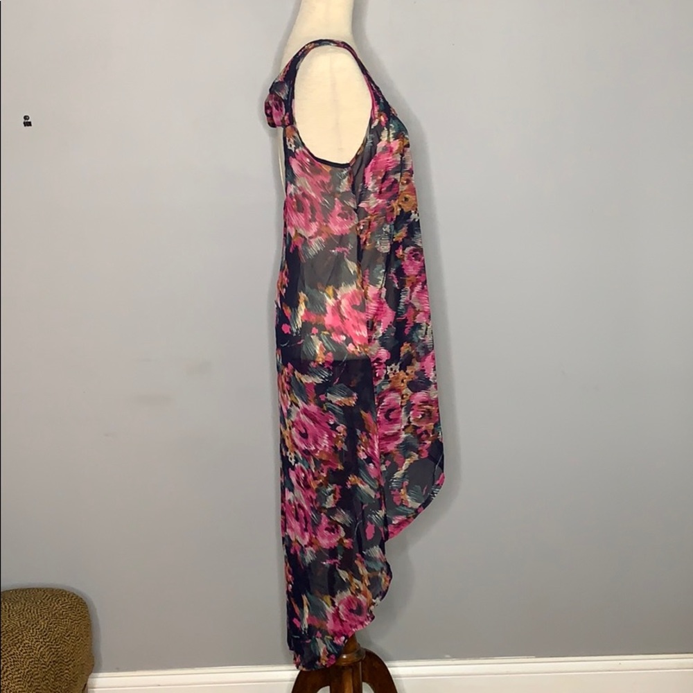 Mezzanine Hi Long Maxi Floral Print Tank Dress Med - Picture 6 of 10